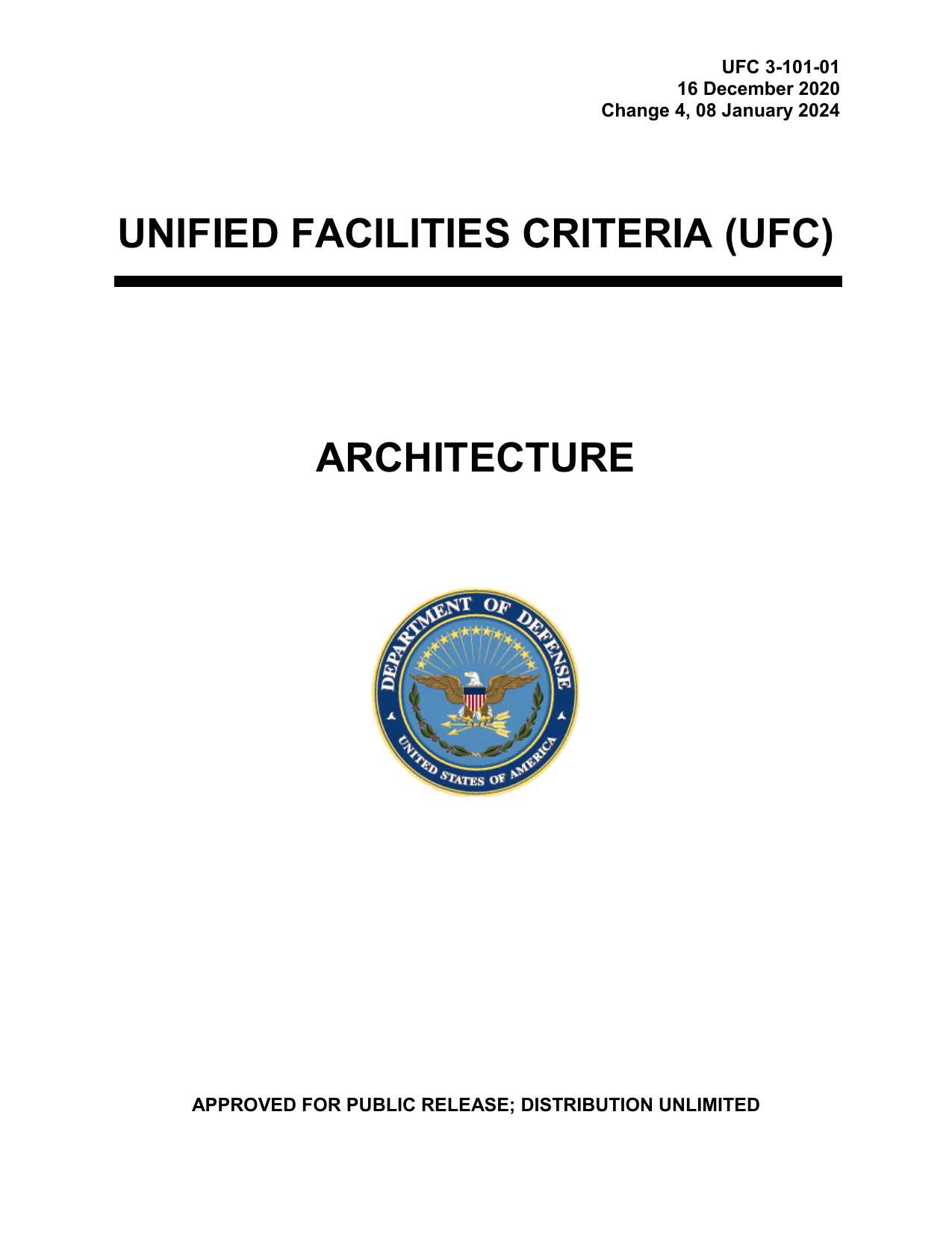 UFC 3-101-01 Architecture