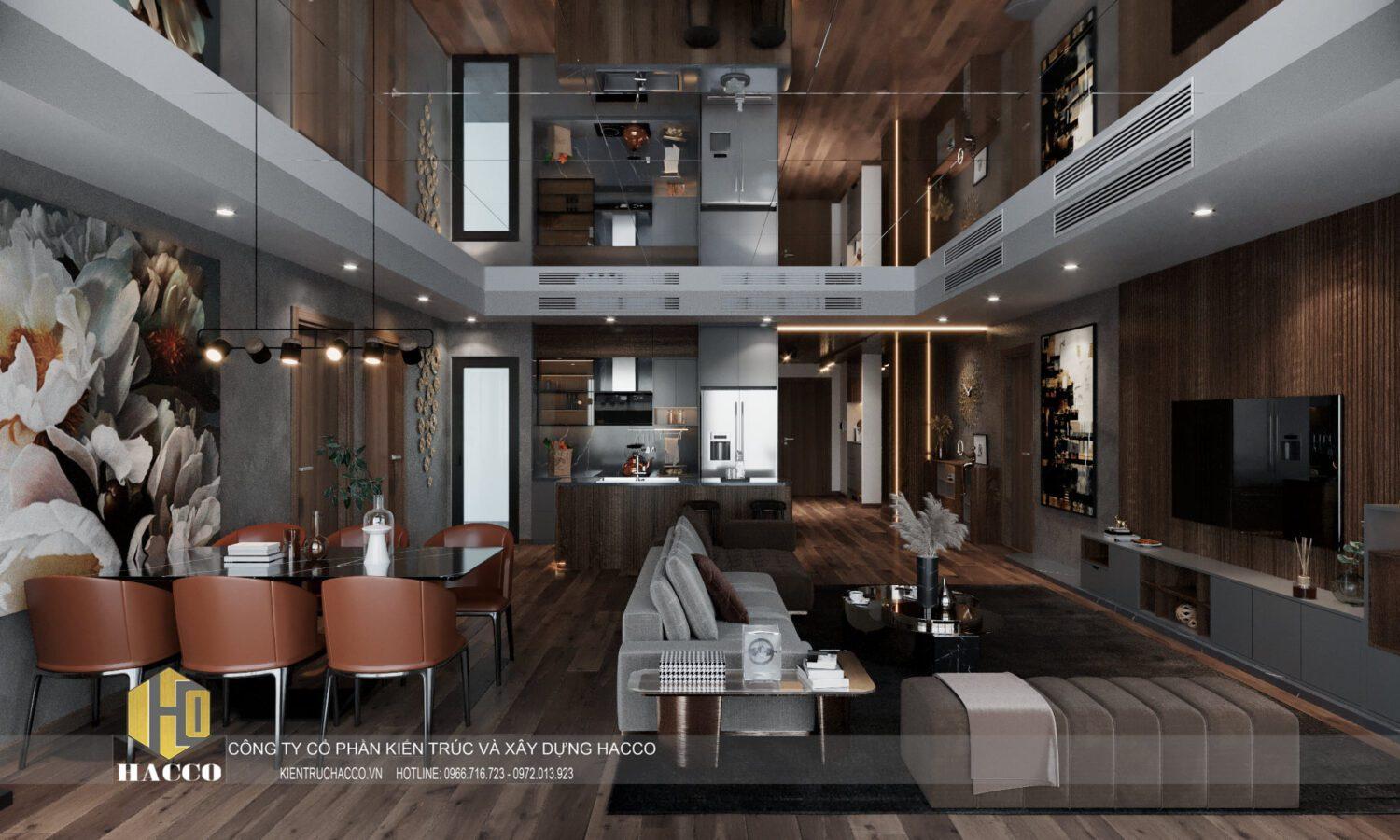 Living Room – Kitchen Interior