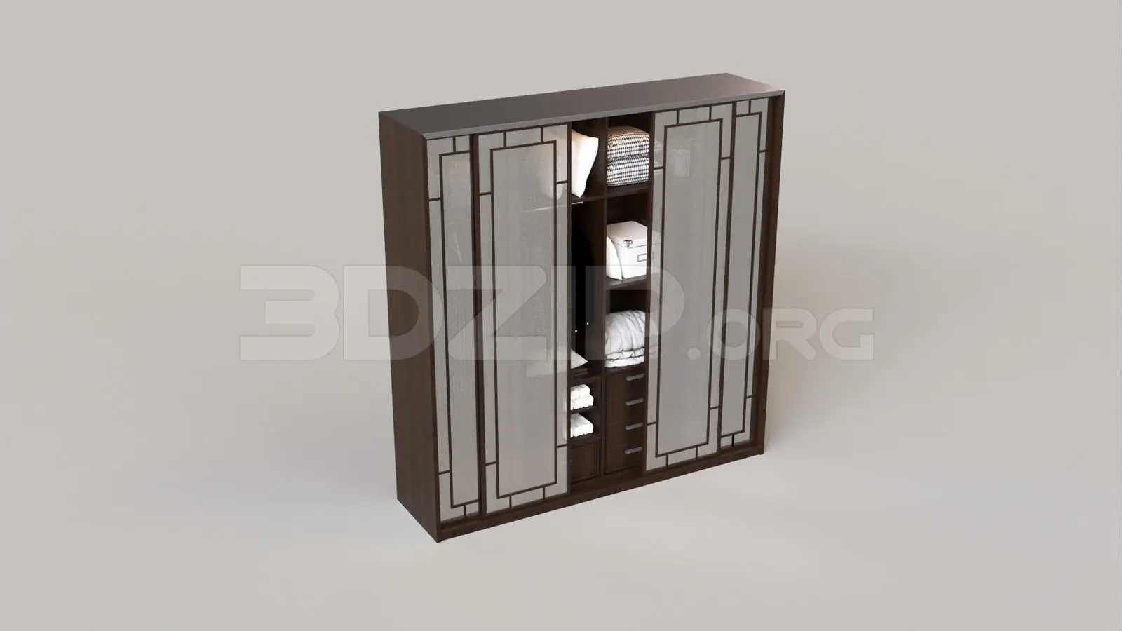 Wardrobe — preview 1 (3dzip, CC0)