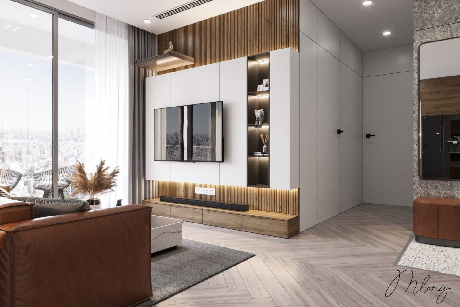 Living Room – Kitchen Interior