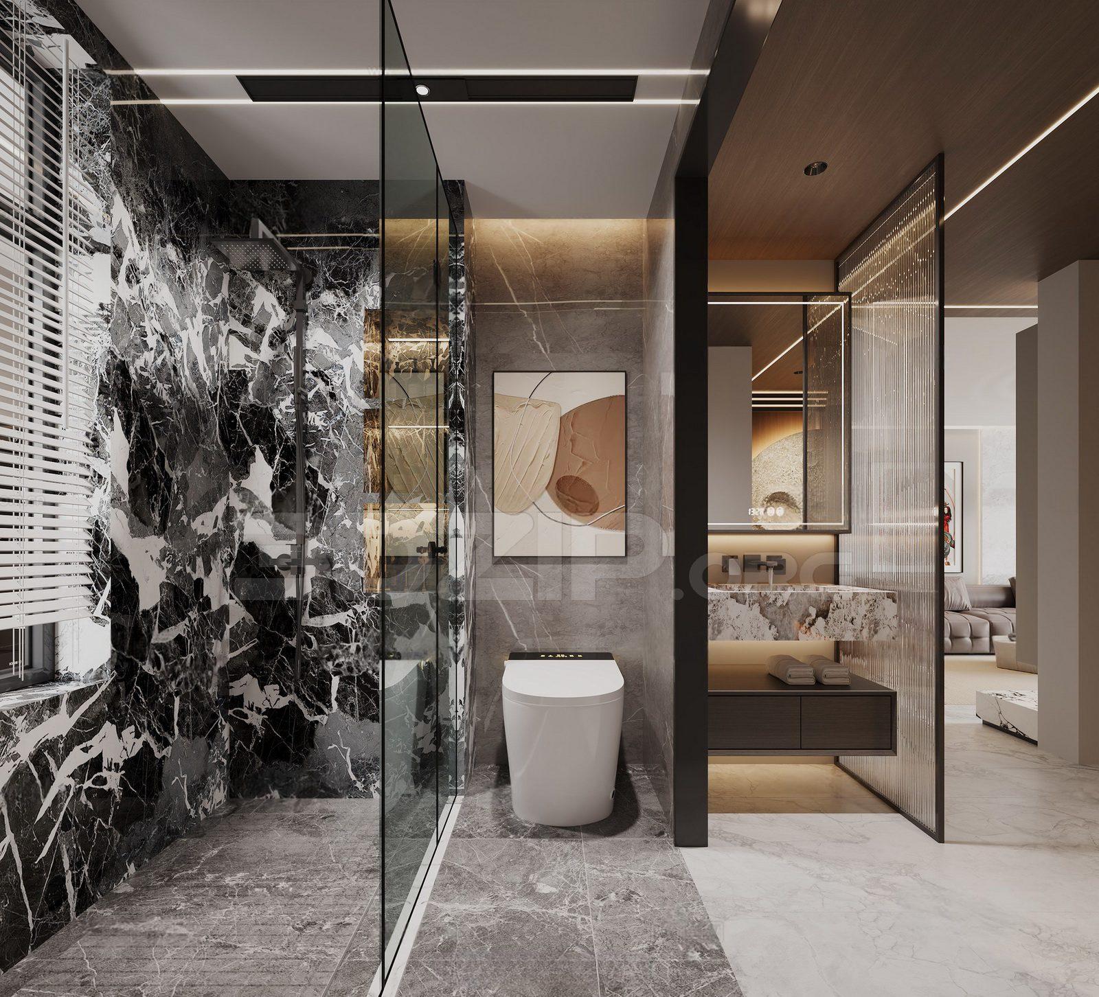 Bathroom Interior — preview 1 (3dzip)