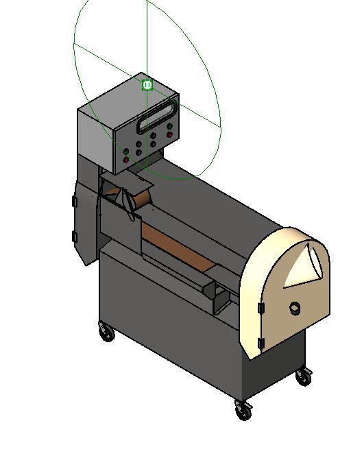 Vegetable cutting Machine Belt Feeding
