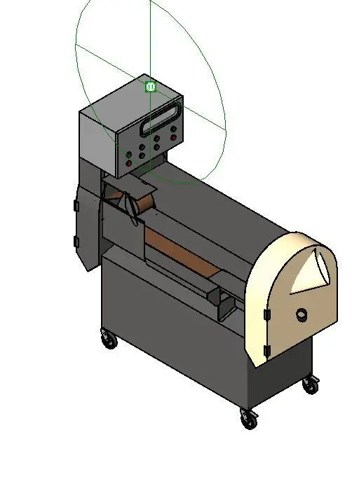 Vegetable cutting Machine Belt Feeding