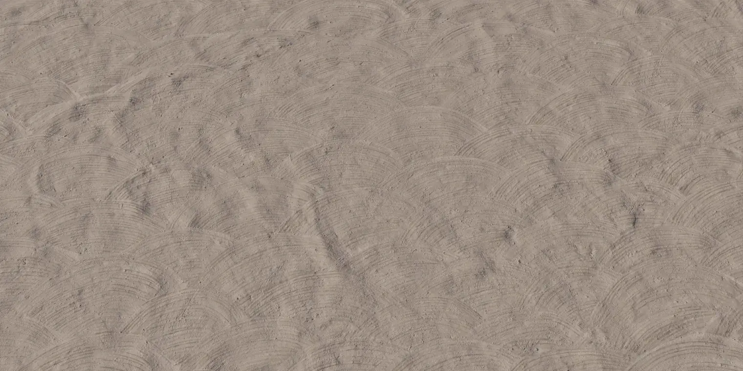Patterned Clay Plaster