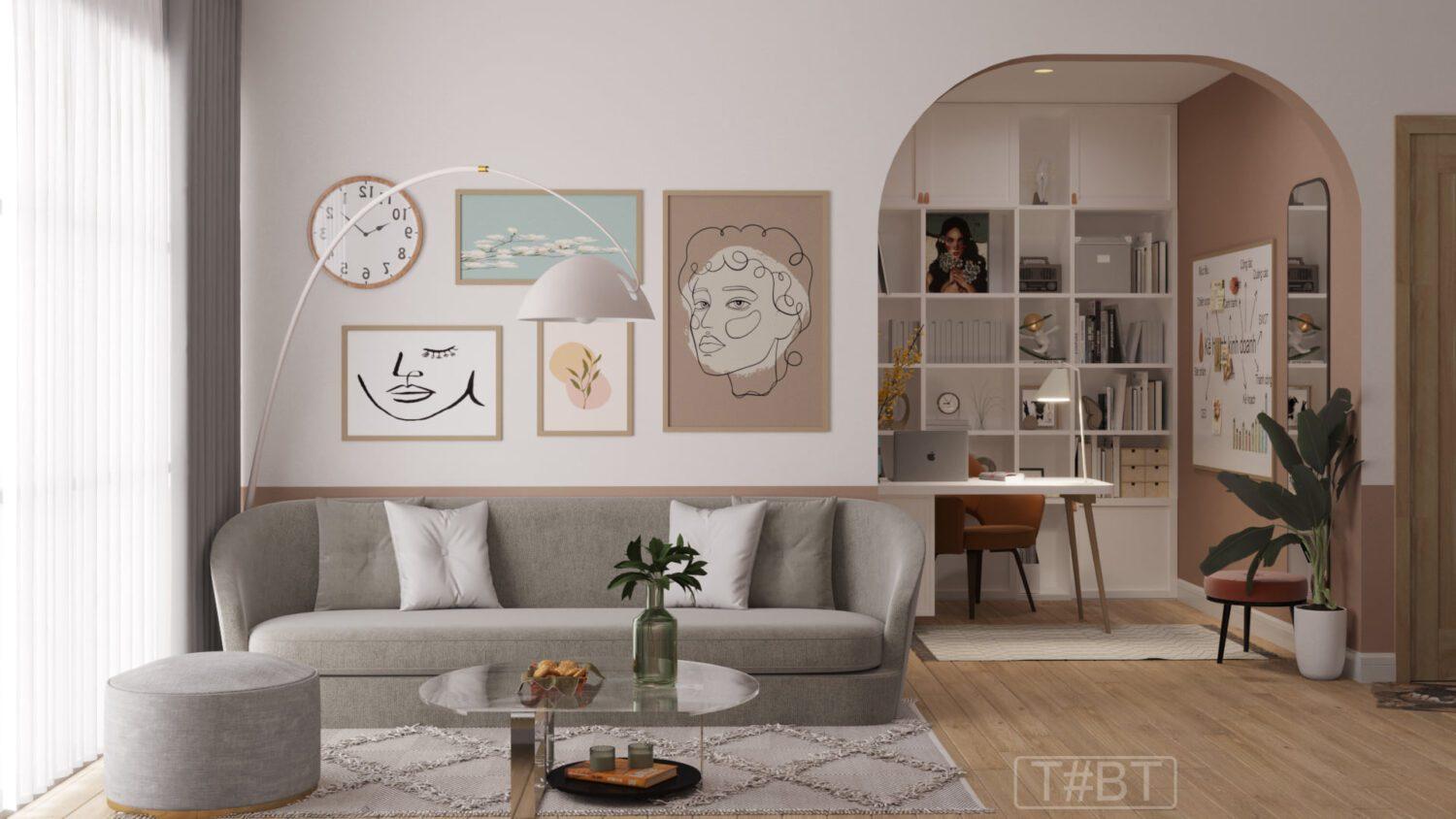 Interior Kitchen – Livingroom 303 Scene