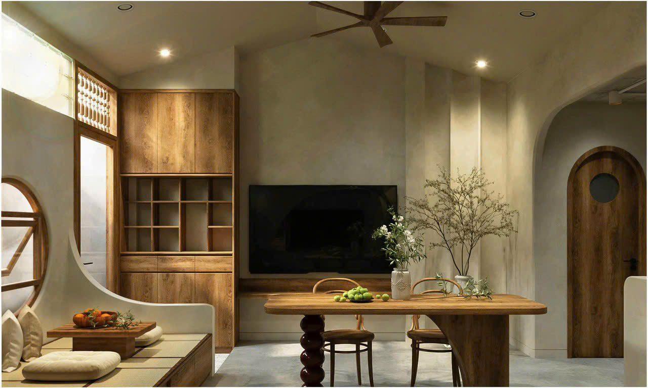 Interior Living Room – Kitchen