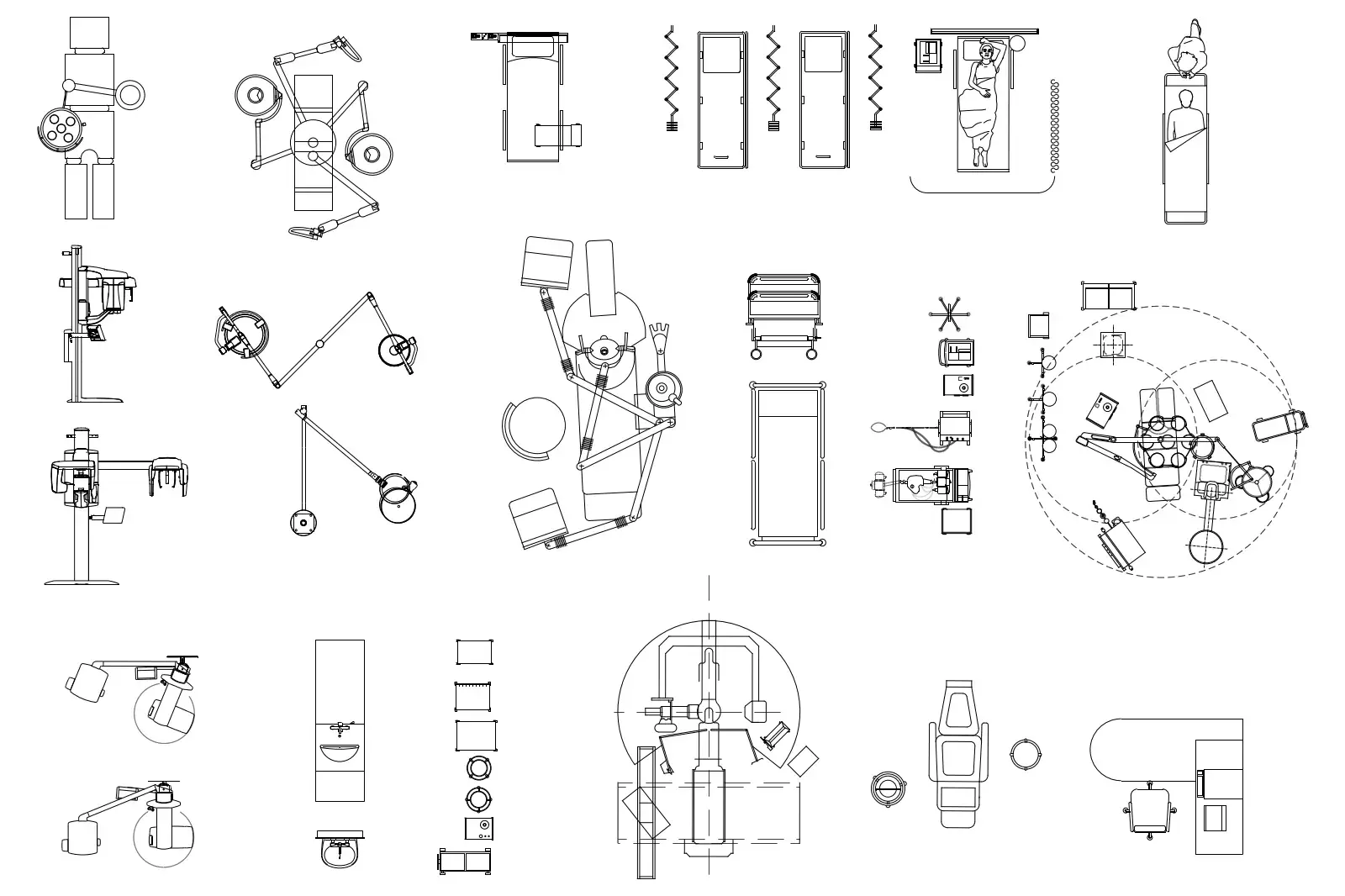 Medical Equipment View Top