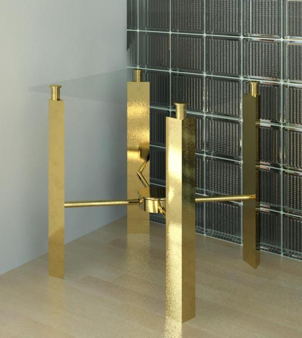 Brass and Glass Table