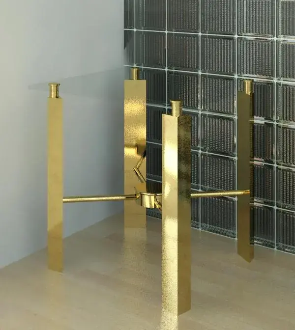 Brass and Glass Table