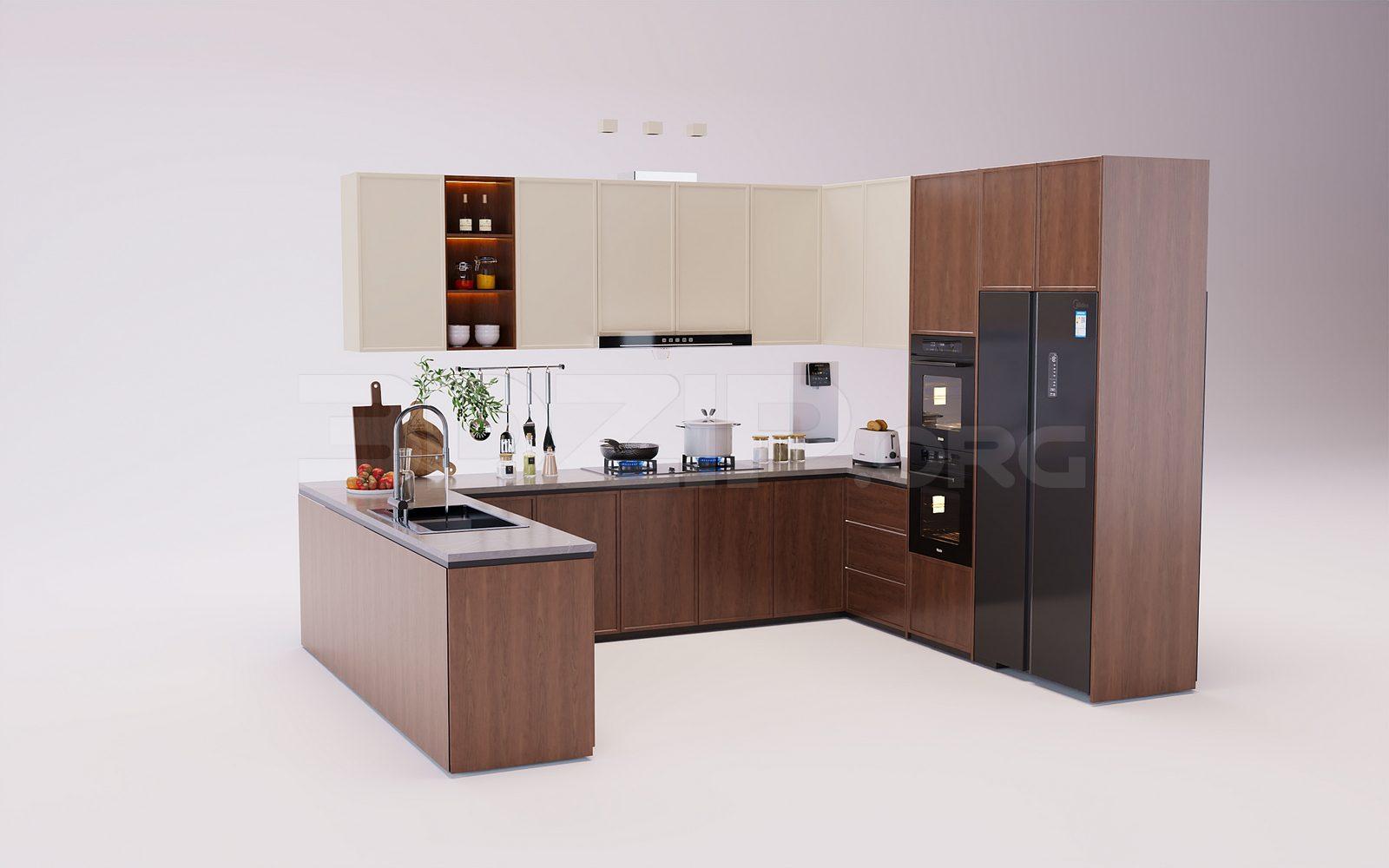 Kitchen — preview 1 (3dzip)