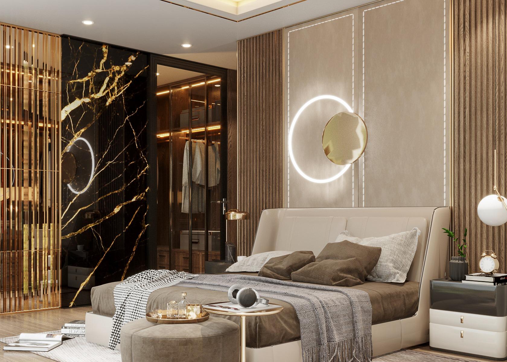 Interior Bedroom Scene