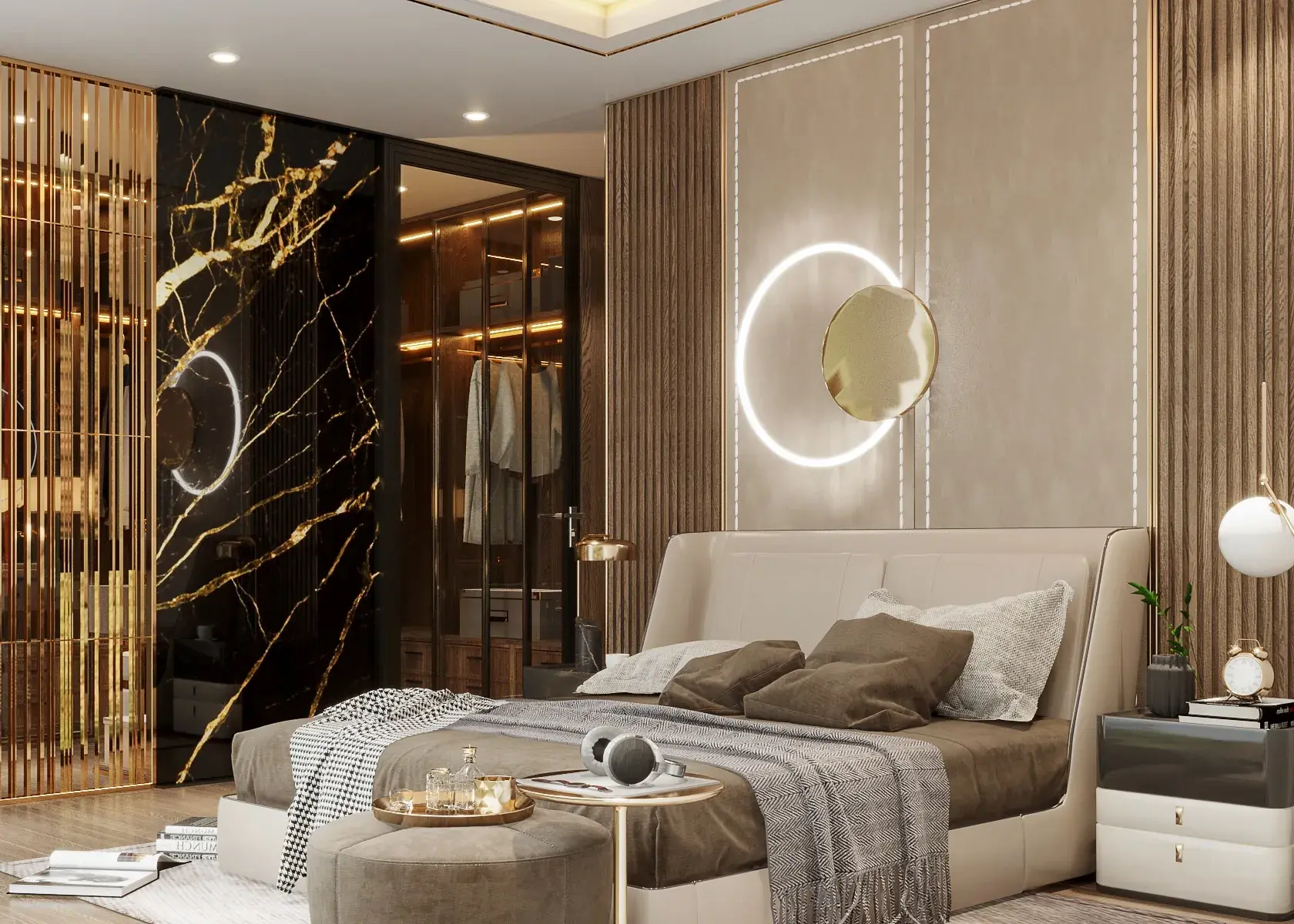 Interior Bedroom Scene