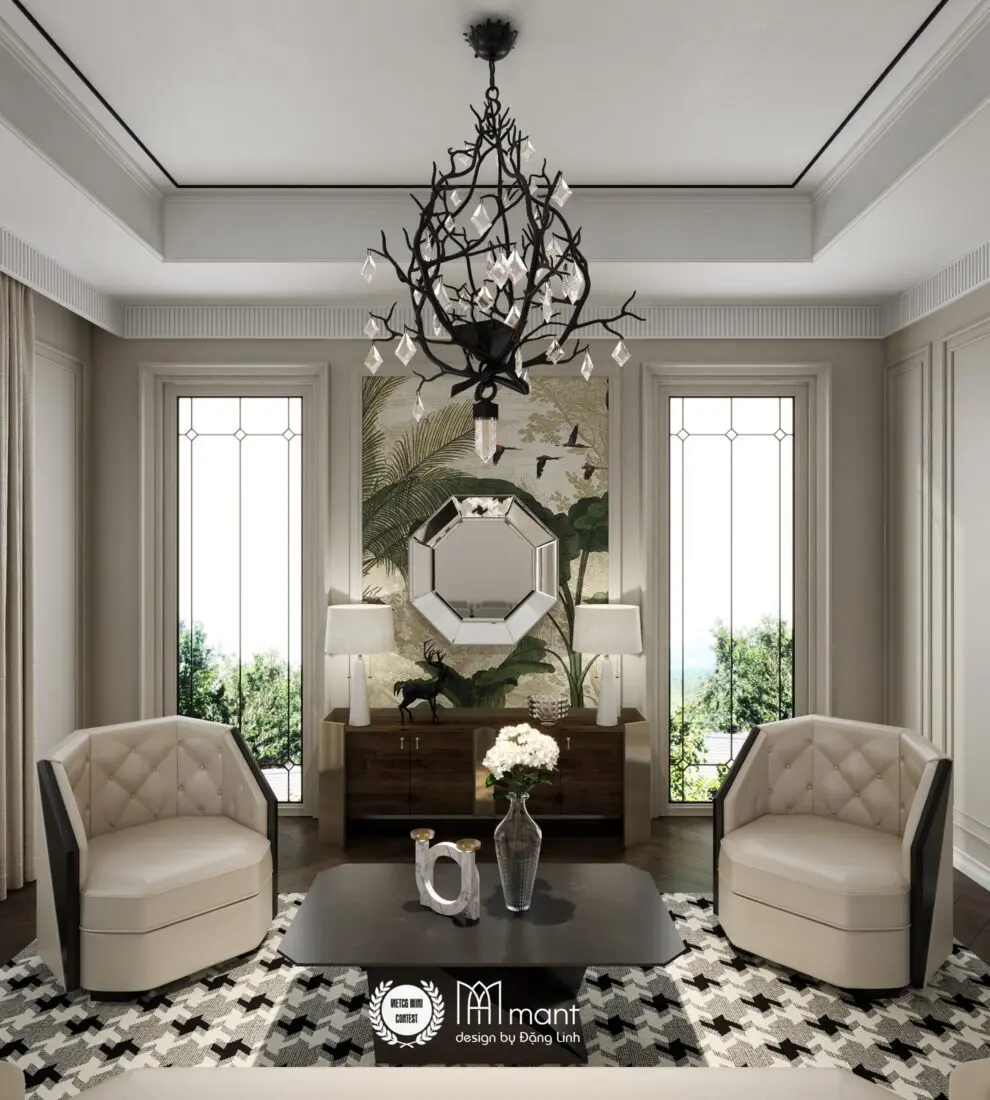 Interior Scene Model Livingroom 577 — preview 1, by Dang Linh (3dzip)