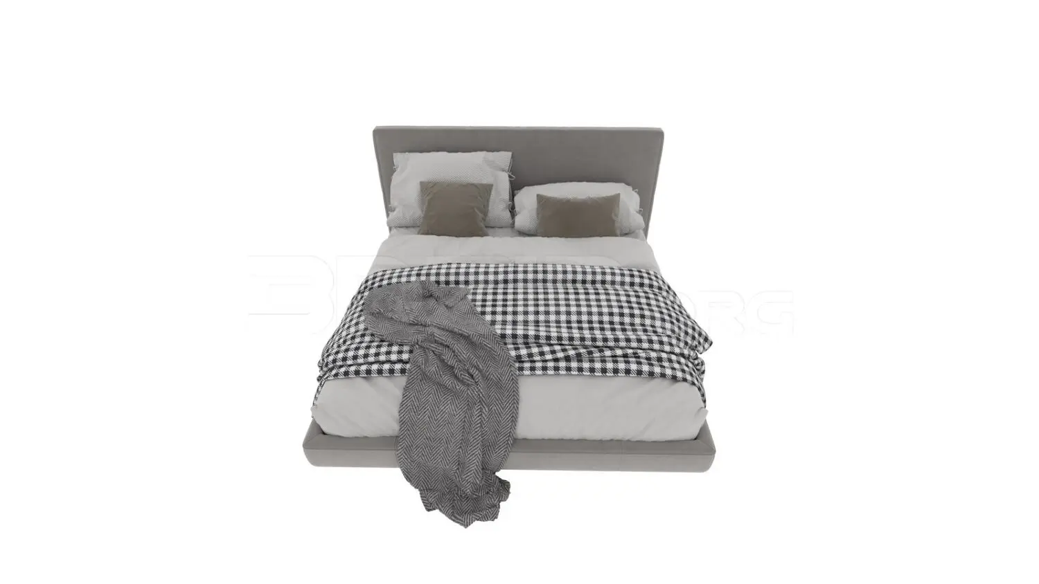 Bed — preview 1 (3dzip, CC0)
