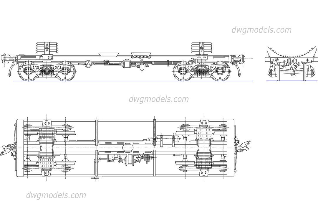 Freight Car Components CAD