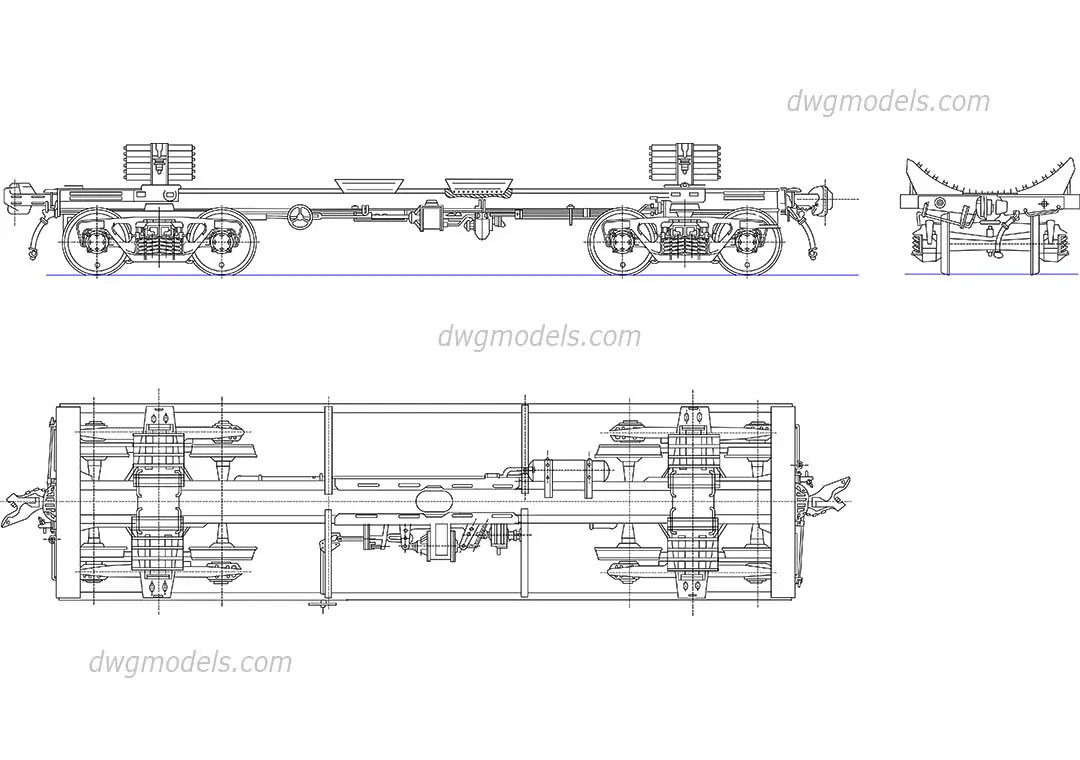 Freight Car Components CAD