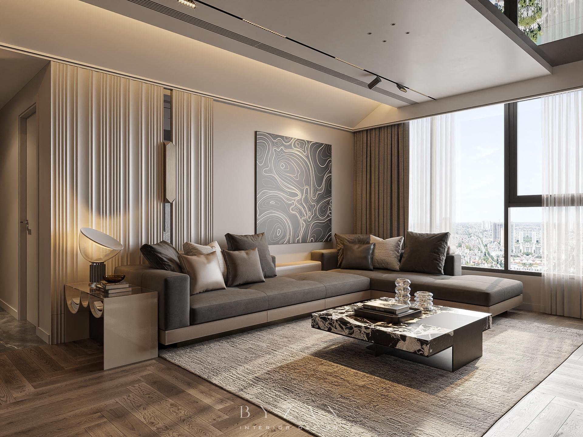 Living Room – Kitchen Interior