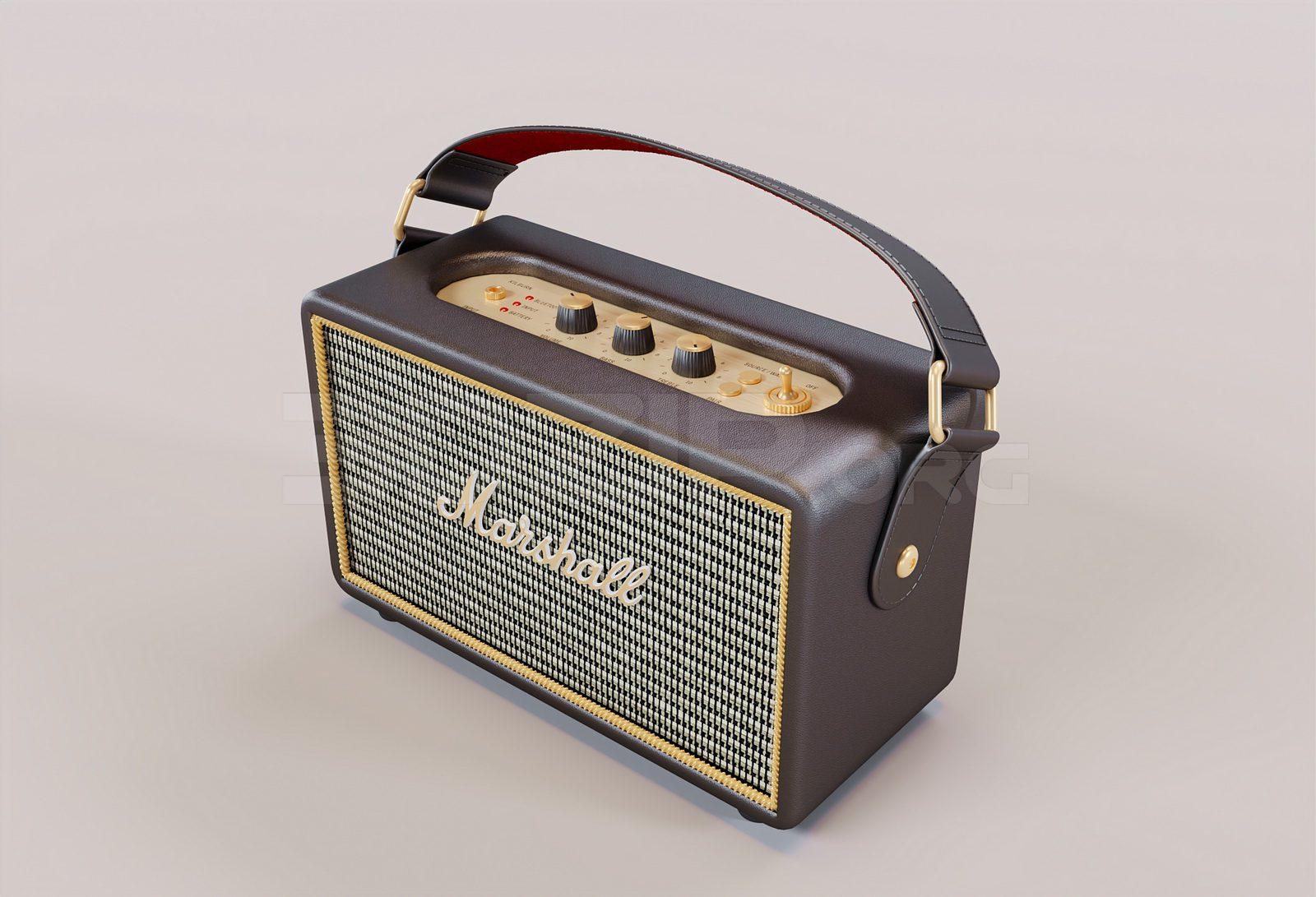 Marshall speaker — preview 1 (3dzip)