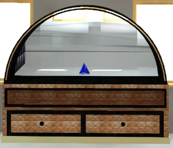 Dresser Half Moon Mirror
