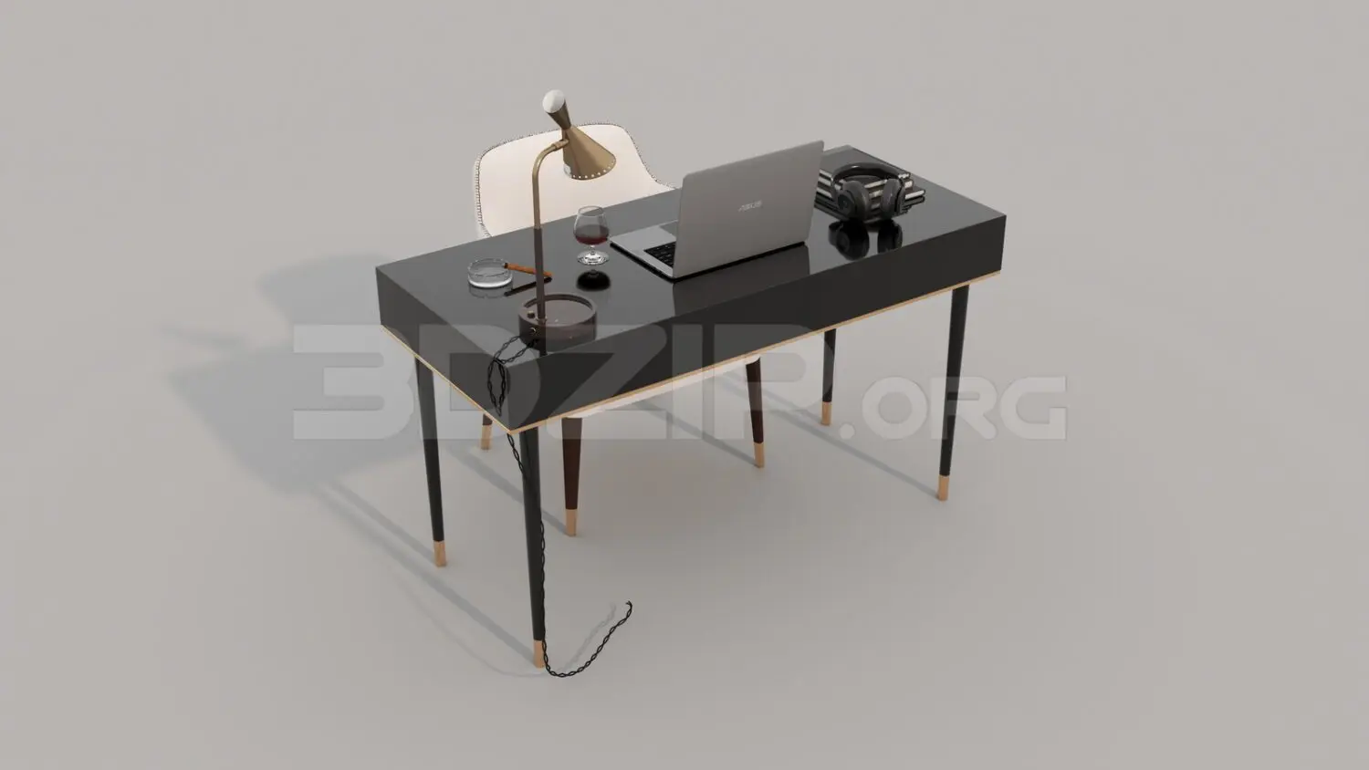 Table Work — preview 1 (3dzip, CC0)