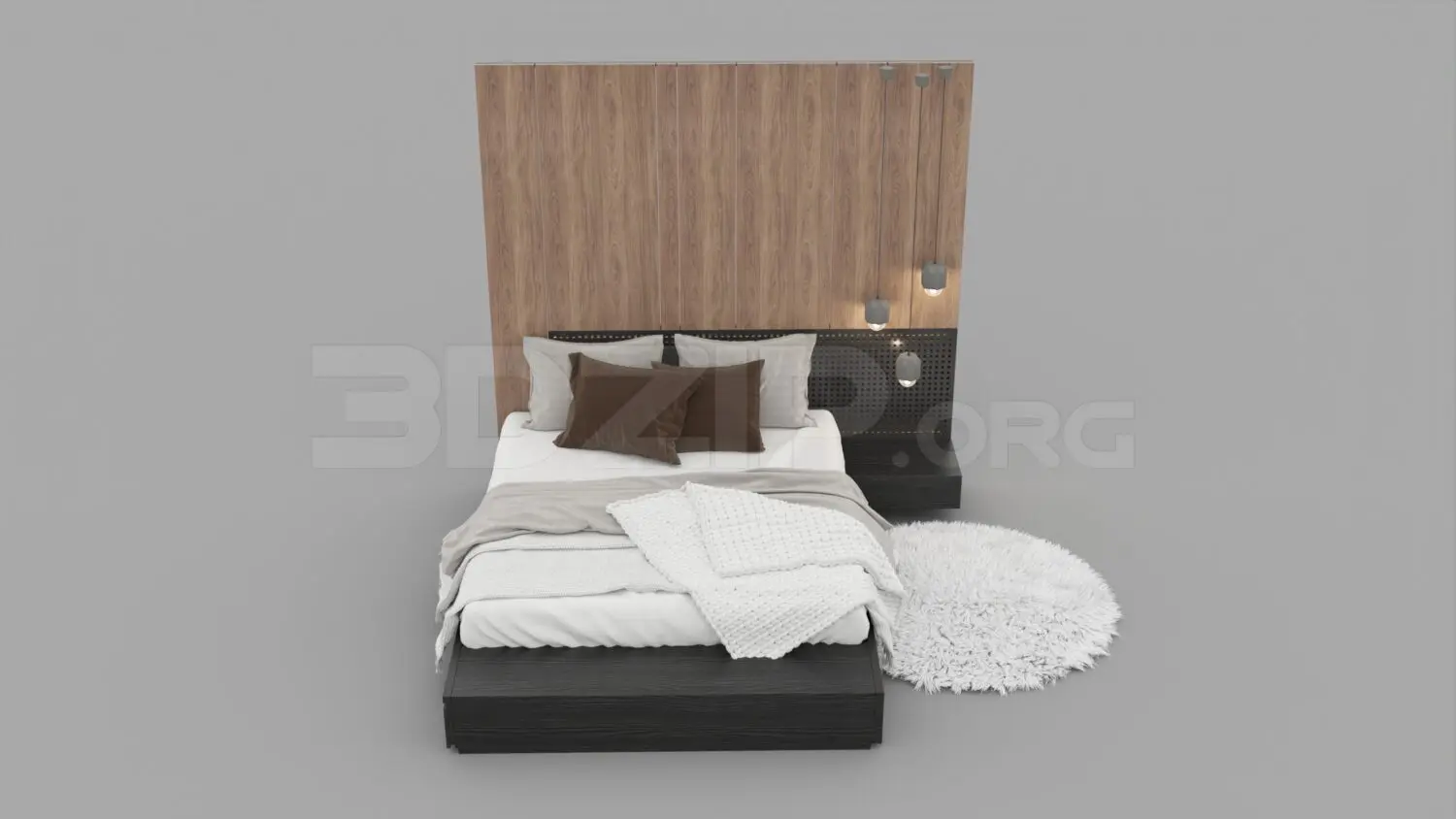 Bed — preview 1, by Nguyen Can (3dzip, CC0)