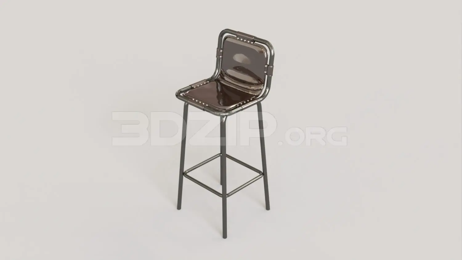 Bar Stool — preview 1 (3dzip, CC0)