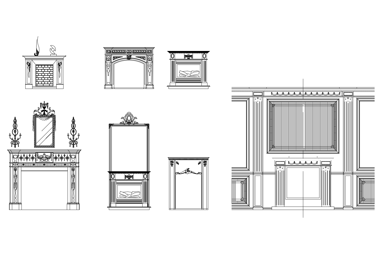 Fireplaces front