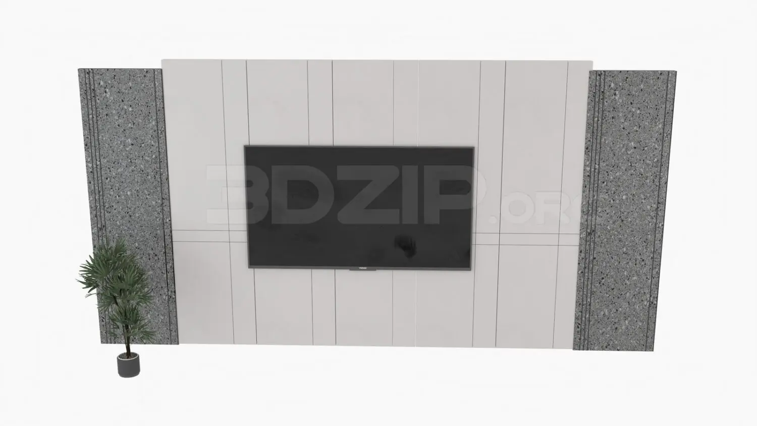 TV Cabinet — preview 1 (3dzip, CC0)