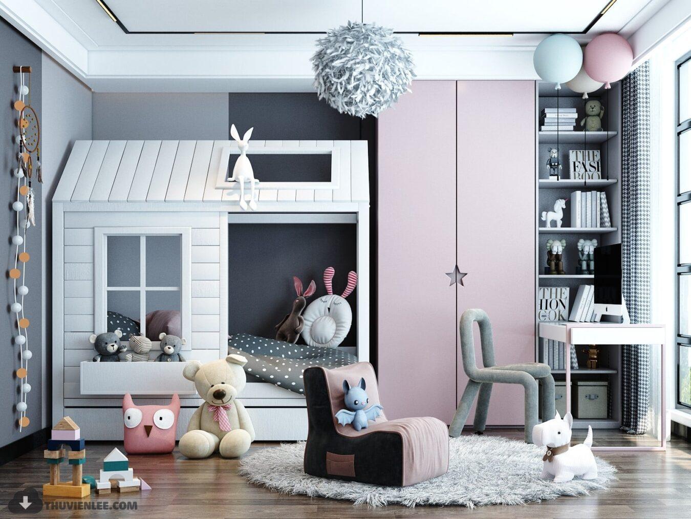 Children Room Model Interior