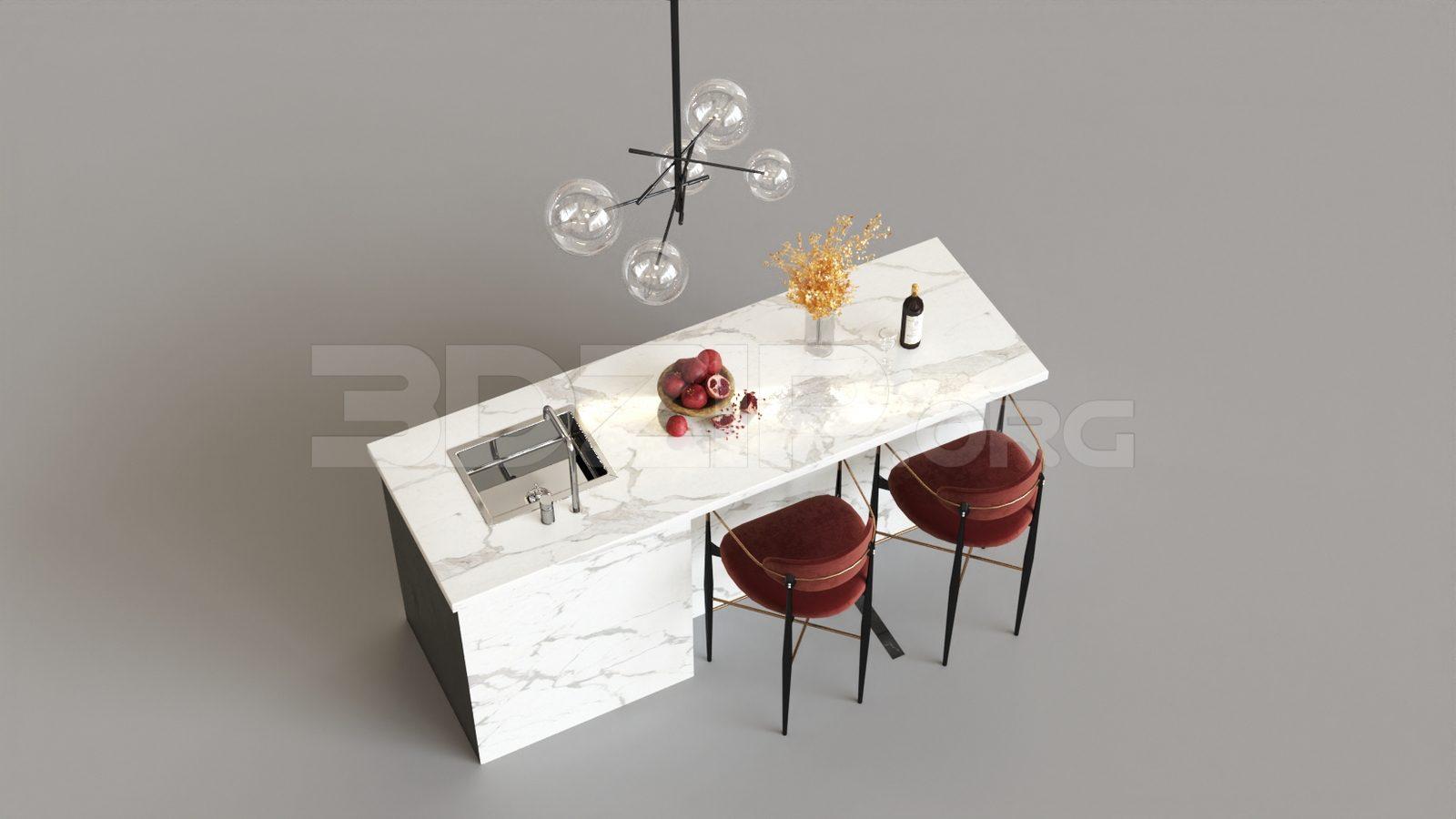 Kitchen Island — preview 1 (3dzip)
