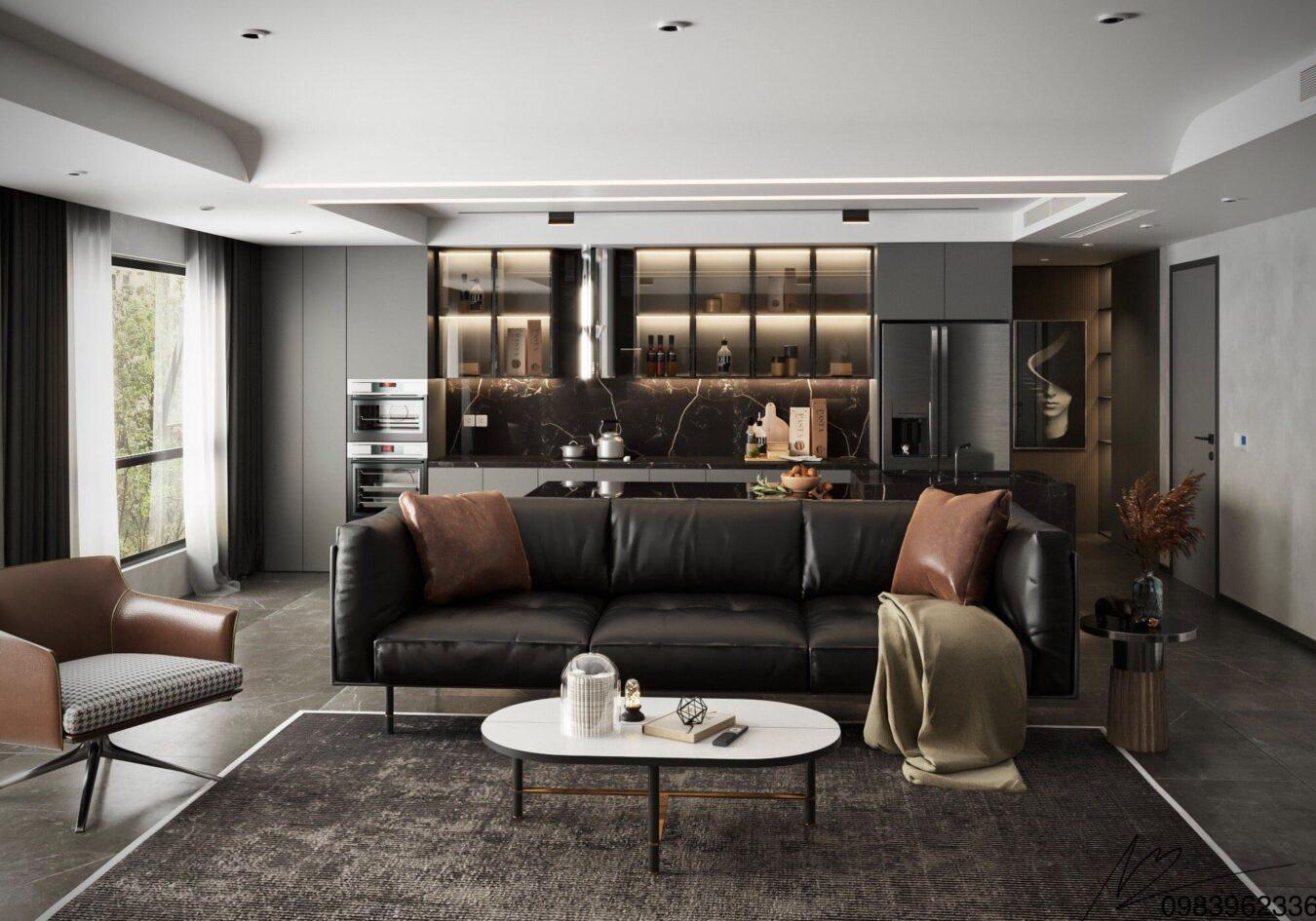 Interior Living- Kitchenroom Scene