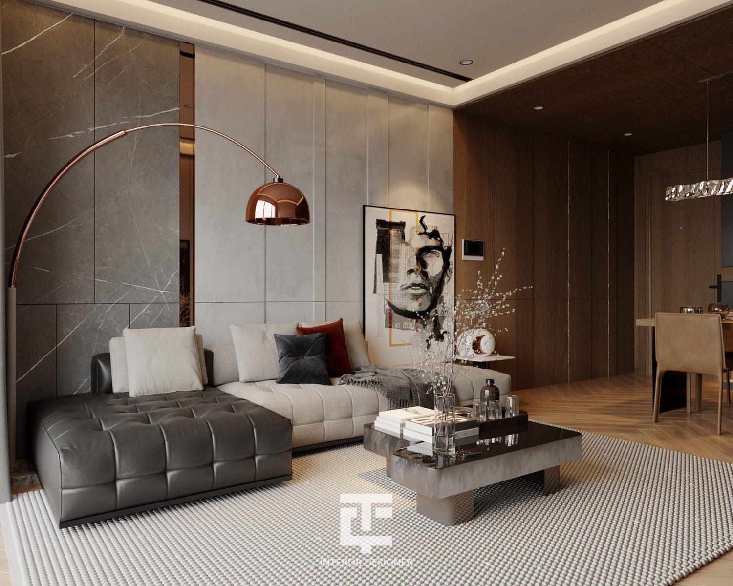 Living Room – Kitchen Interior
