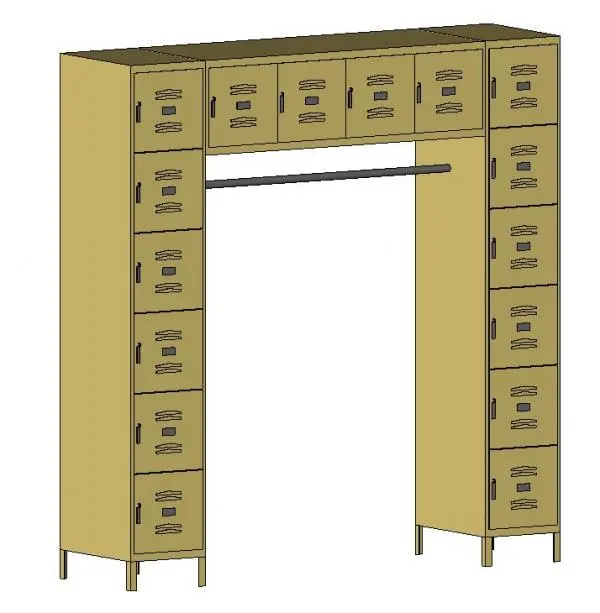 Lockers - 16 Person with Coat Hanger