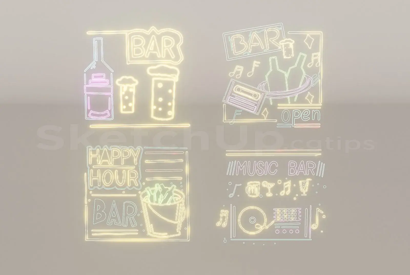 Neon Light Set