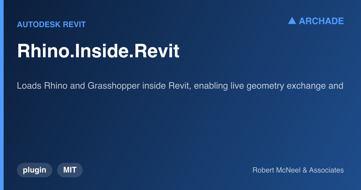 Rhino.Inside.Revit