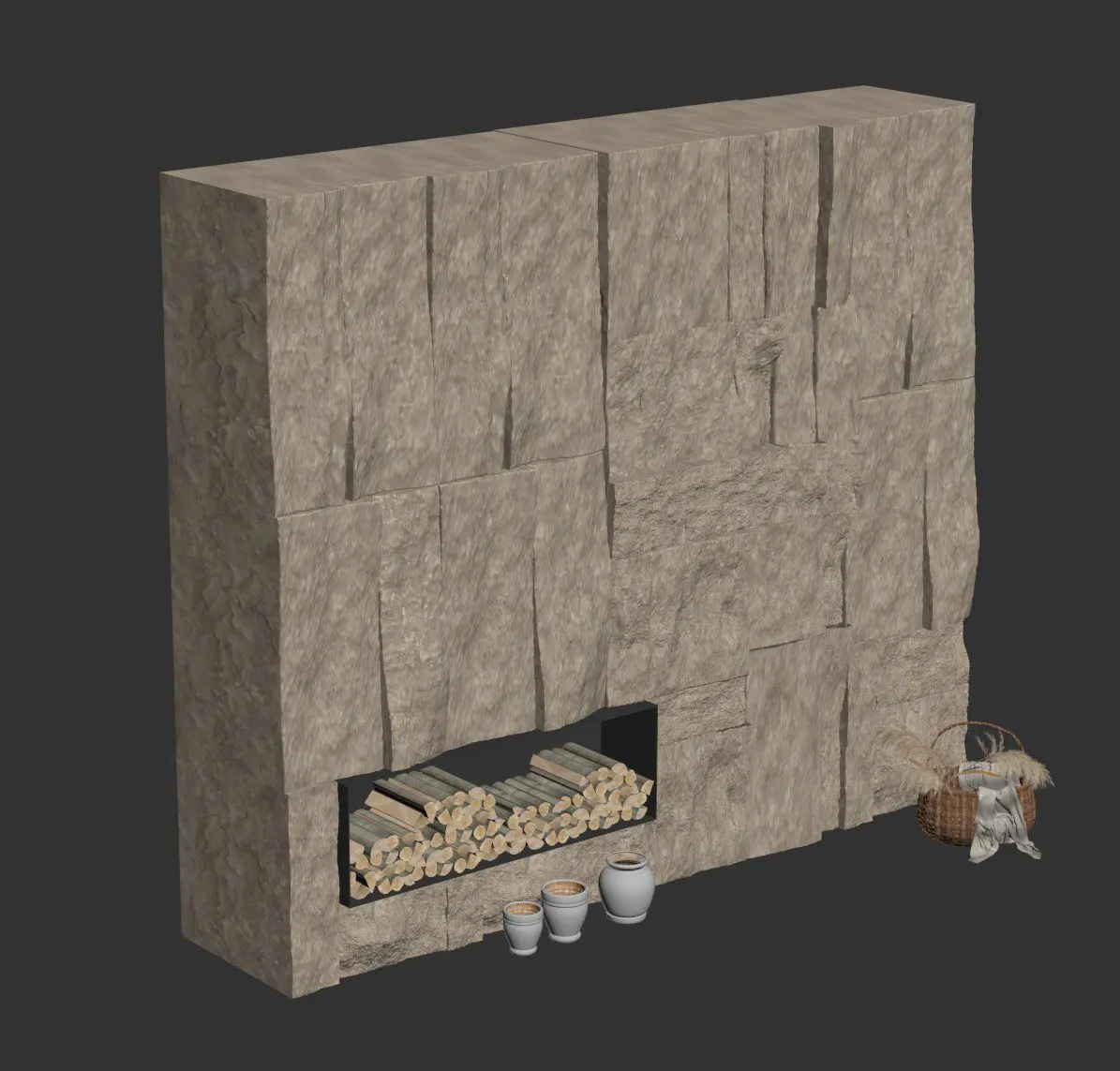 Decorative Set — preview 1, by Kha Vi (3dzip)