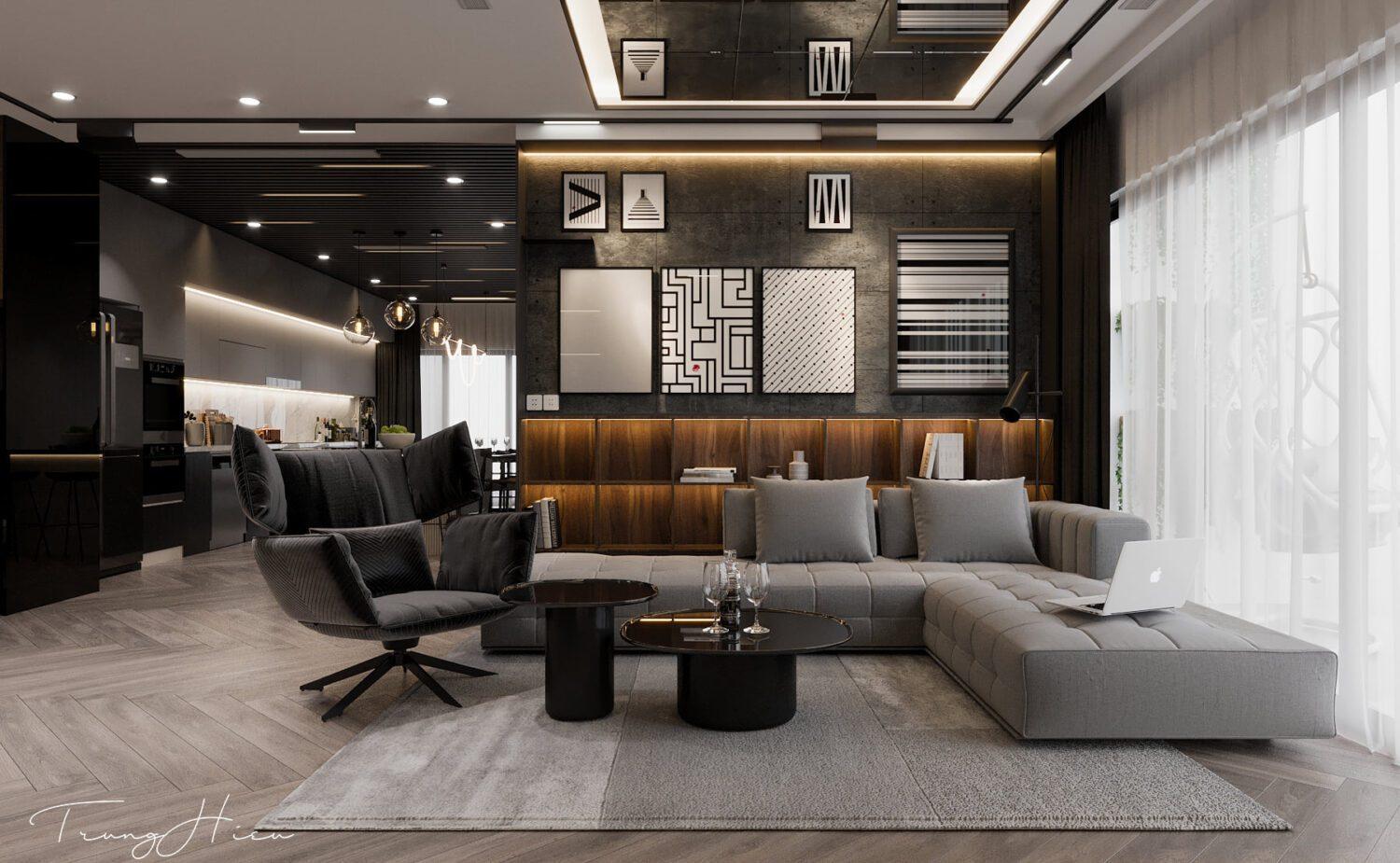 Interior Kitchen – Livingroom 312 Scene