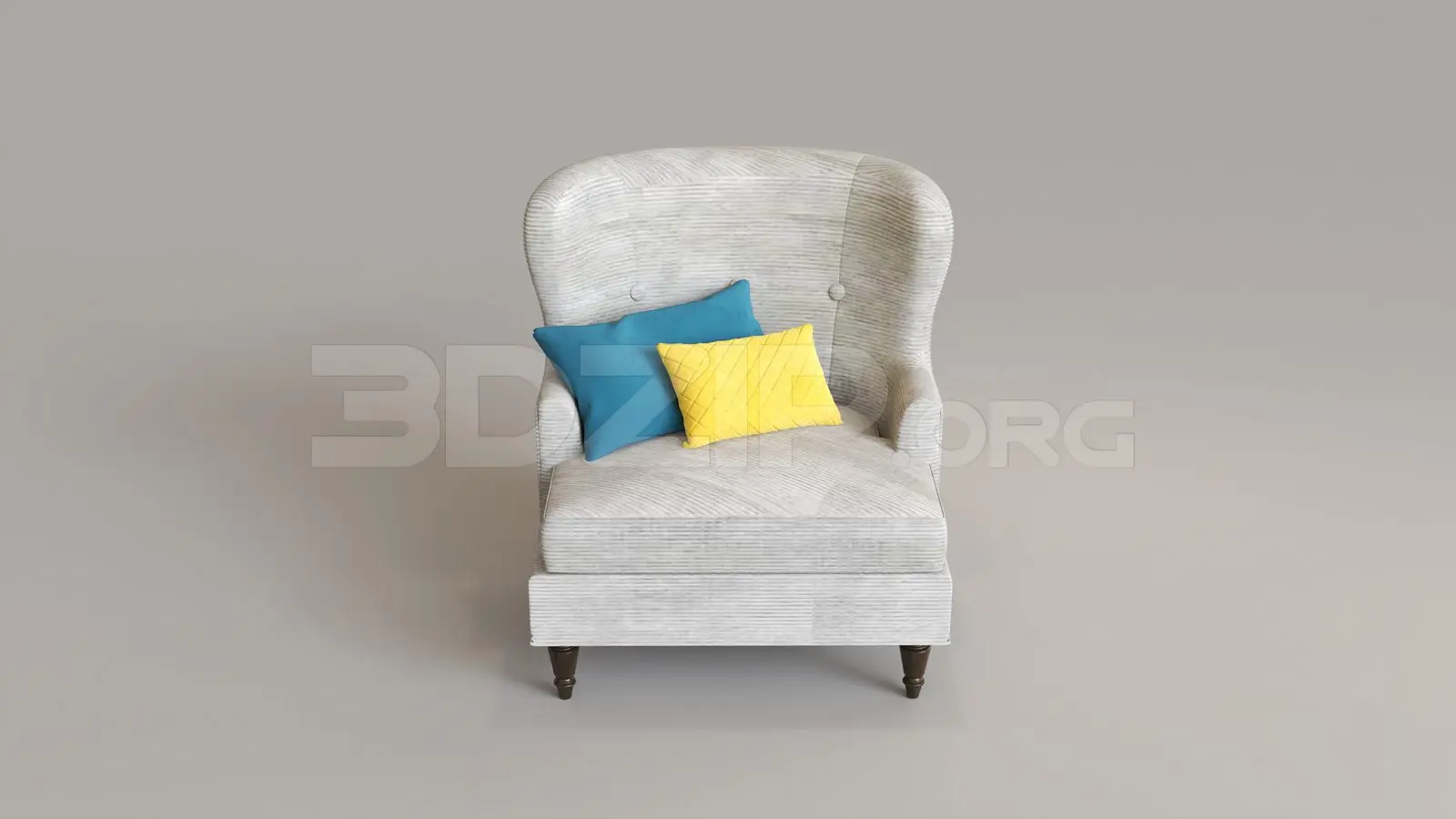 Armchair — preview 1 (3dzip, CC0)
