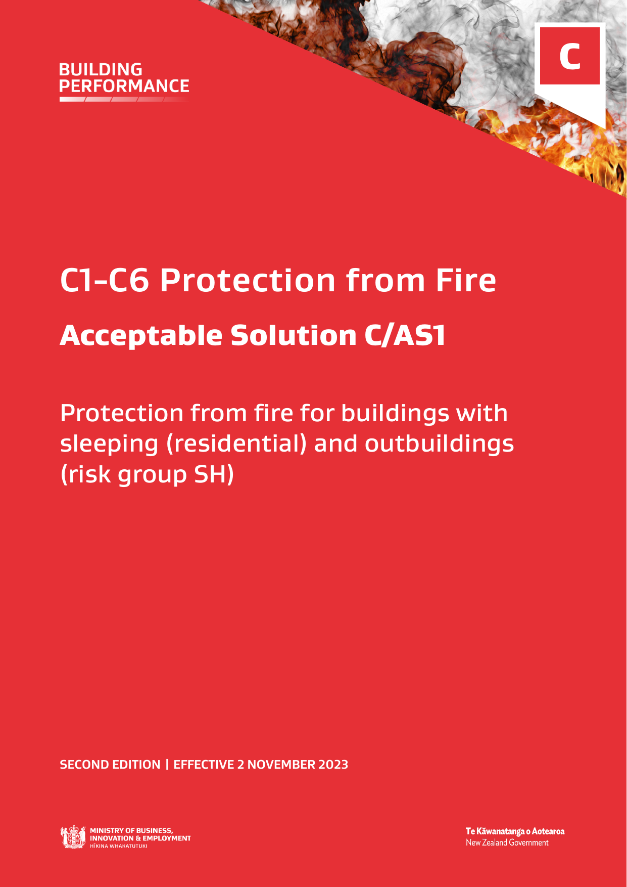 New Zealand Building Code C/AS1 — Protection from Fire (Acceptable Solution)