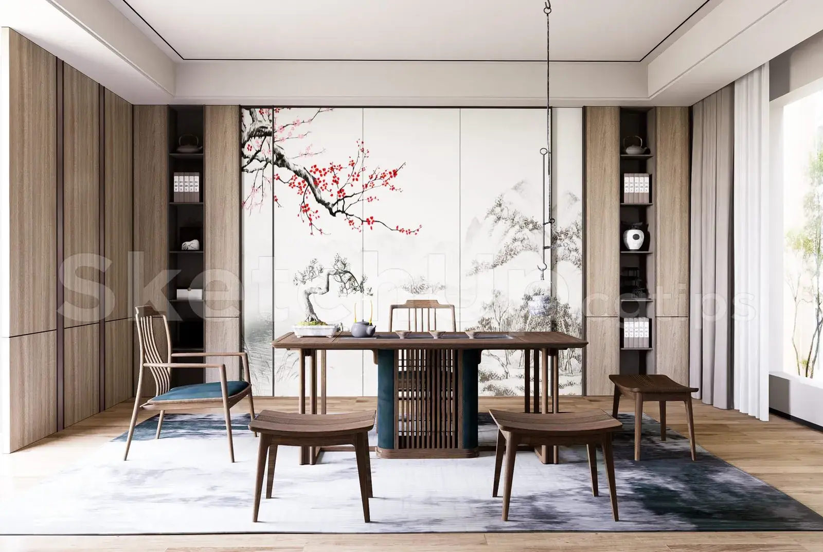 Tea Room Interior