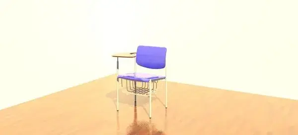 Chair with tablet
