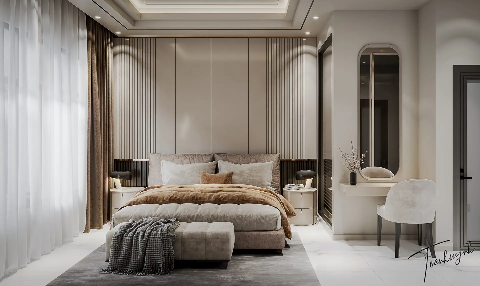 Interior Bedroom Scene