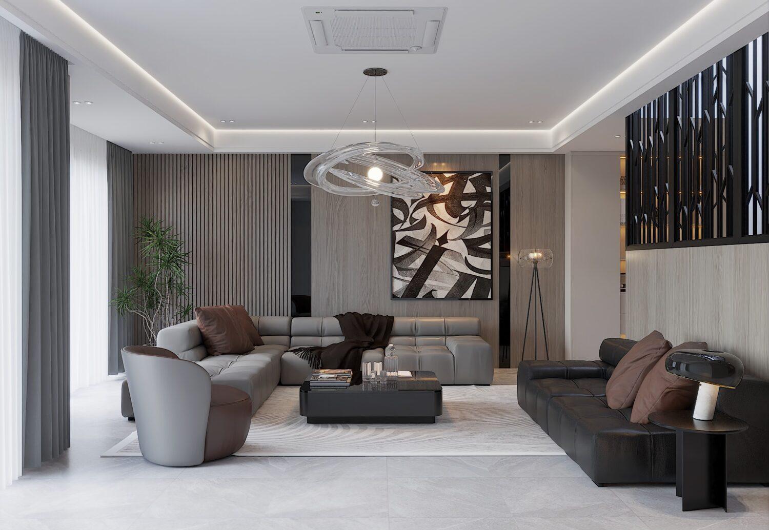Living Room – Kitchen Interior