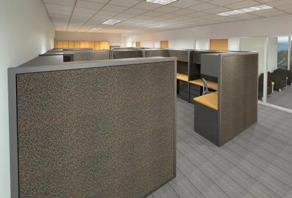 Cubicle Desk top — preview 1, by Brandon Webb (RevitCity, CC0)
