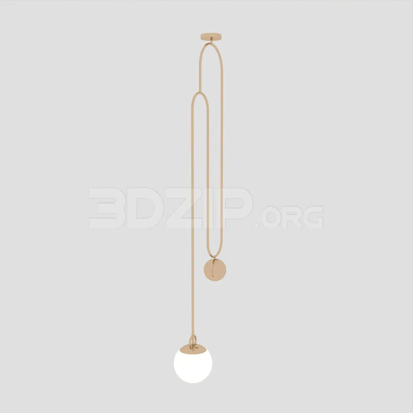 Ceiling Light — preview 1, by Trang Chuot (3dzip, CC0)