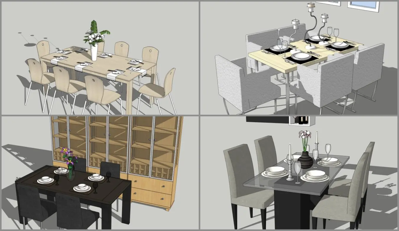 Dining Table — preview 1 (cgtips)