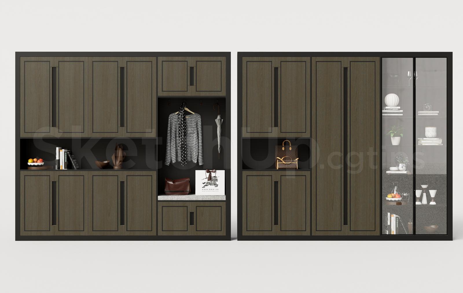 Contemporary Wooden Wardrobe Furniture