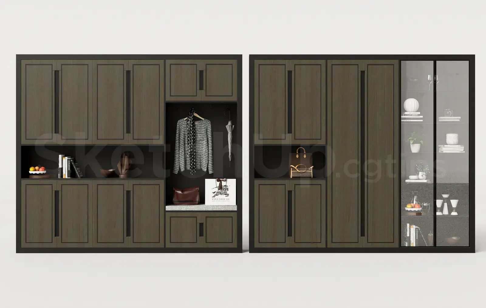 Contemporary Wooden Wardrobe Furniture