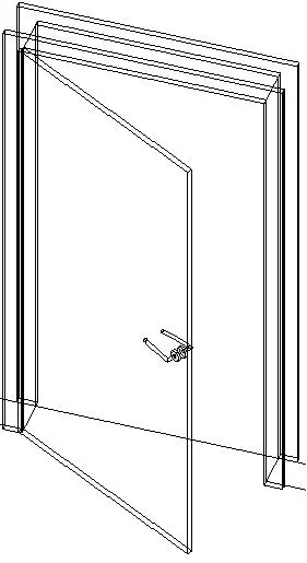 3D opening door