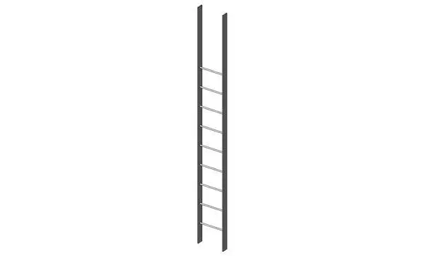 Level Based Generic Ladder — preview 1, by wooten1 (RevitCity, CC0)